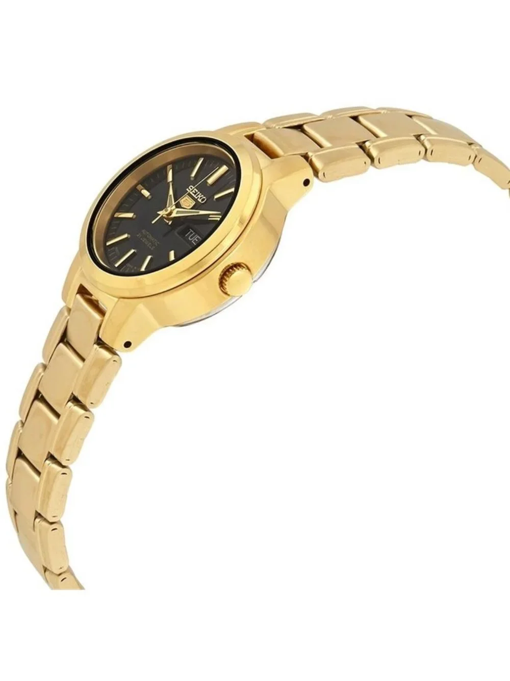 NWT Seiko Series 5 Automatic Black Dial Ladies Watch